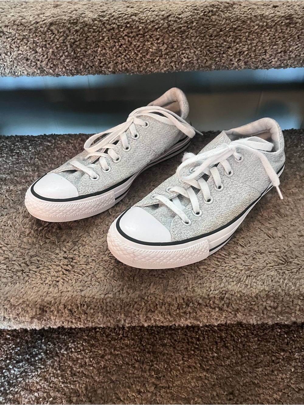 Converse Taylor Chuck 549700F Womens Size 9 Gray All Star Low Top Lace Up